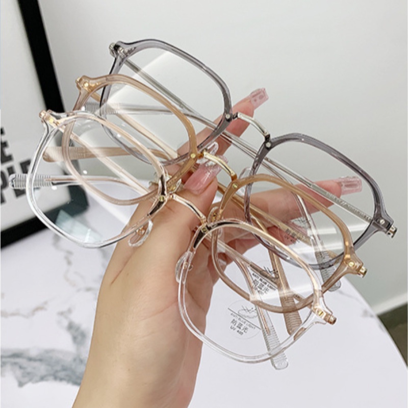 Mắt kính CHARMRAY TR90 chống ánh sáng xanh thiết kế đơn giản chất lượng cao nhiều tùy chọn màu sắc cho nam nữ