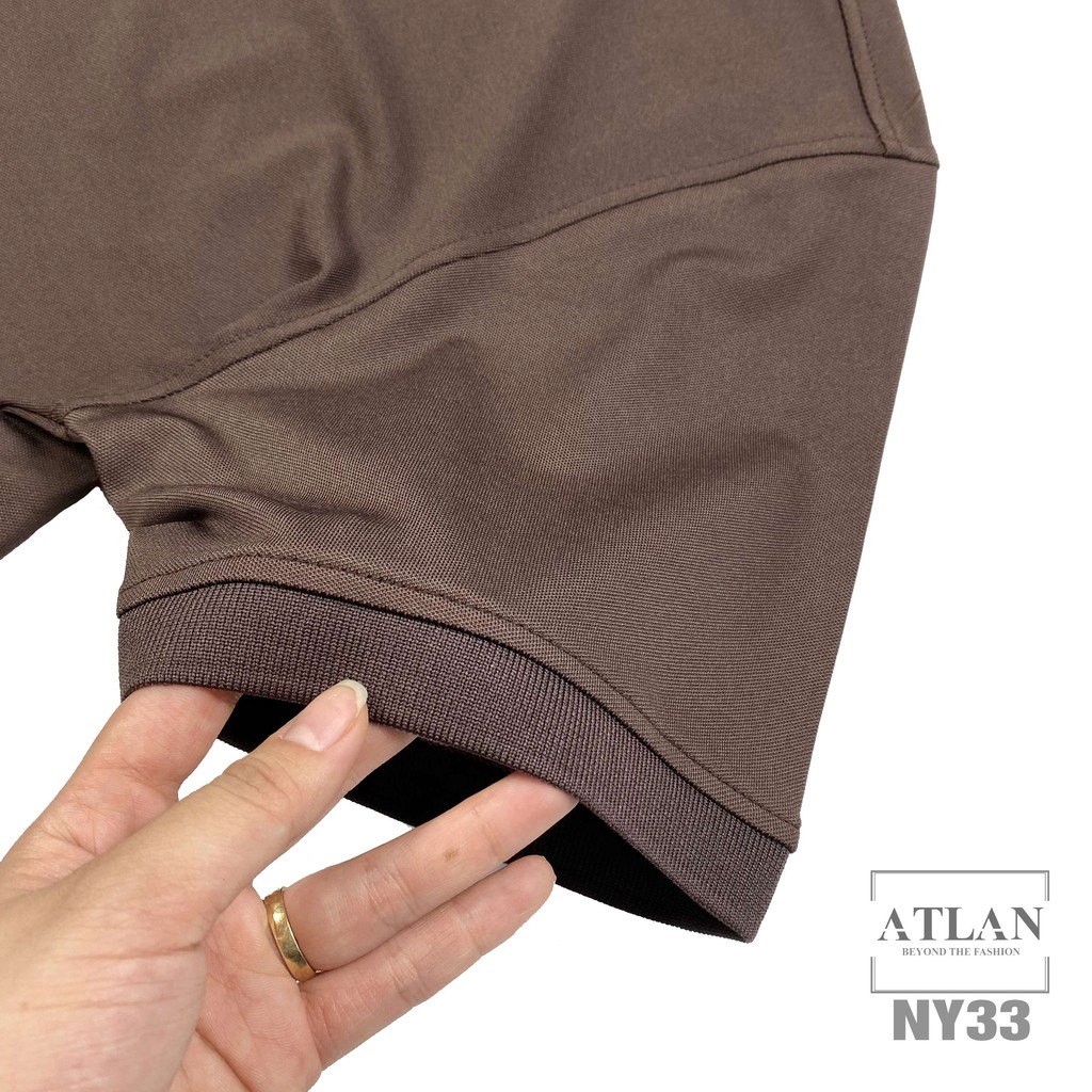 Áo Thun Có Cổ 💖 𝘍𝘳𝘦𝘦𝘴𝘩𝘪𝘱 💖 Áo Polo Nâu Vải Cotton Co Giãn 4 Chiều - NY33 | BigBuy360 - bigbuy360.vn