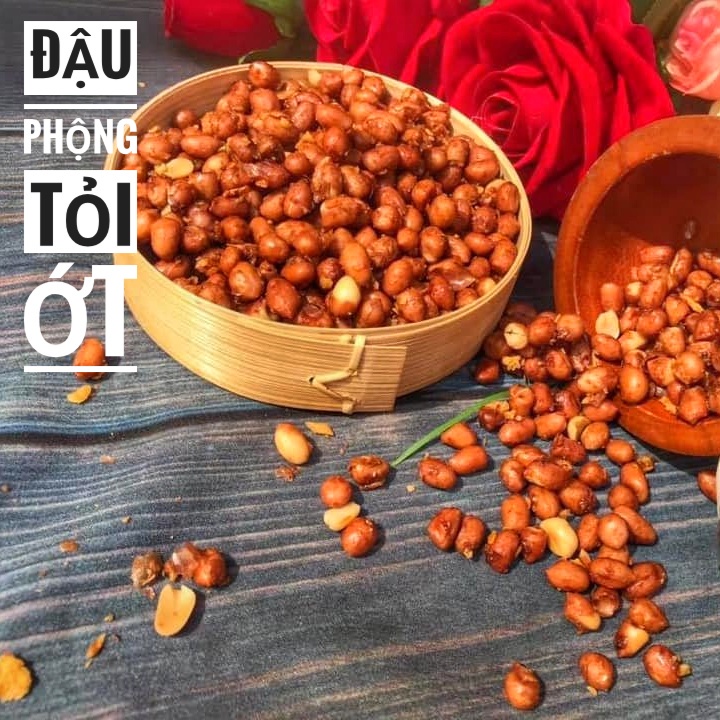 Đậu Phộng Tỏi Ớt Lon 180Gr