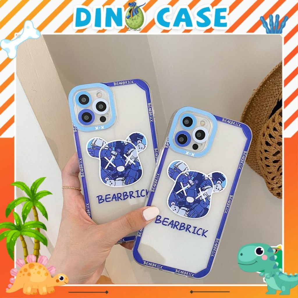 Ốp lưng iphone cạnh vuông trong lỗ viền camera bear.bri.ck 7plus x xsmax 11 11promax 12 12pro 12promax 13 13pro 13promax