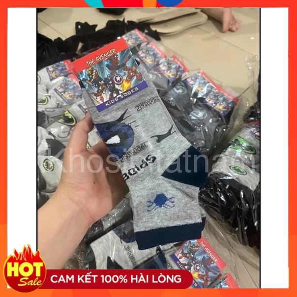 Combo 10 Đôi Tất Vớ Trẻ Em Cho Bé Trai 1-12Tuổi cotton loại 1