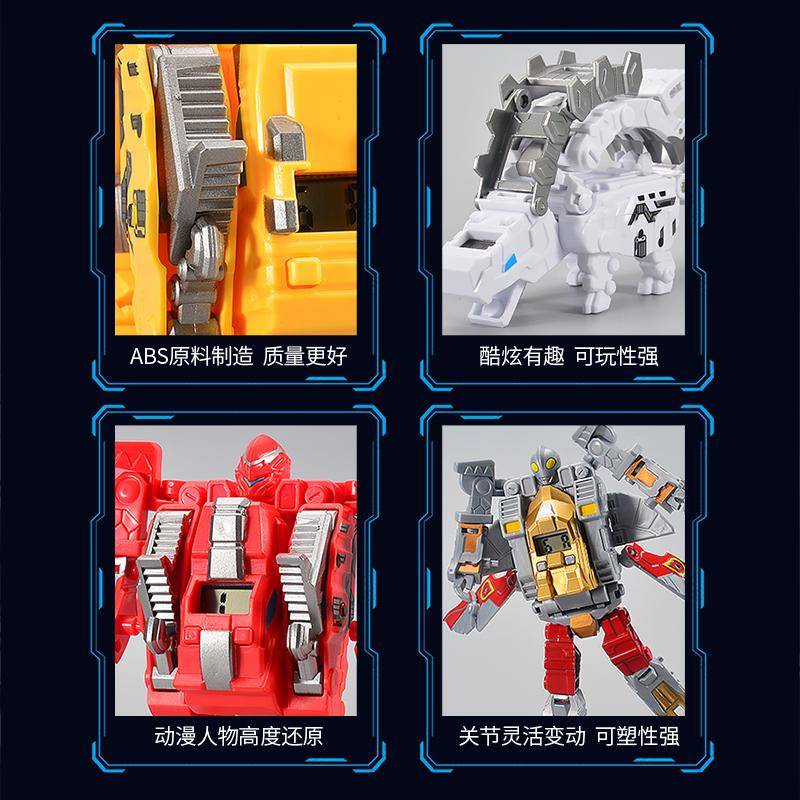 Đồng hồ đeo tay biến hình robot khủng long độc đáo dành cho trẻ em