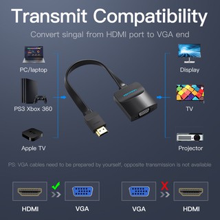 CÁP CHUYỂN ĐỔI HDMI SANG VGA CÓ AUDIO VENTION ACKWB