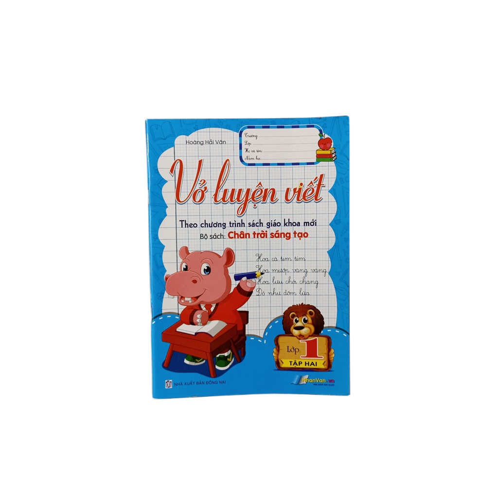 Trọn bộ 2Q vở luyện viết 1,2 chân trời sáng tạo giúp bé rèn chữ