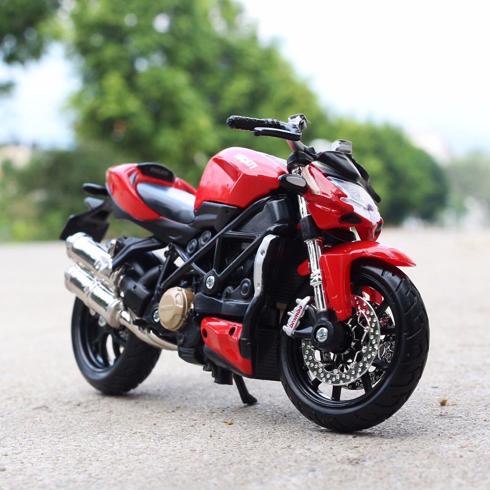 MÔ HÌNH XE MOTO Siêu xe Ducati mod Streetfighter S 2010 - MAISTO tỷ lệ 1:18