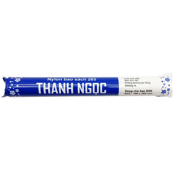 Bìa Bao SGK Mới loại dày Thanh Ngọc  265 TNT - 10 tờ/cuộn