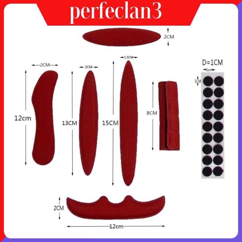 Set 10 Miếng Đệm Lót Mũ Bảo Hiểm Chống Sốc