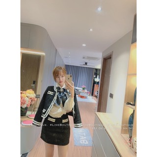 SET DẠ TWEED KÈM NƠ TIỂU THƯ