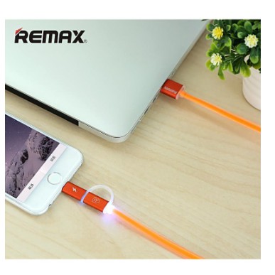 Cáp sạc đa năng 2 trong 1 Remax Aurora RC-020T Cho ipad,samsung,oppo, iphone 5/5s,6/6s,6plus/6s plus,7,7 plus,8,8 plus