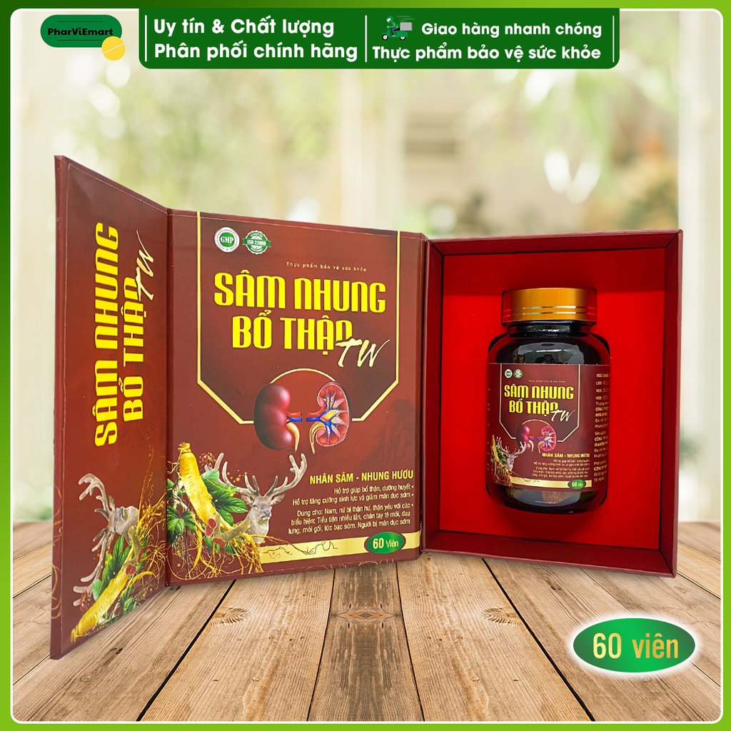 Sâm Nhung Bổ Thận TW Bổ Thận Dưỡng Huyết