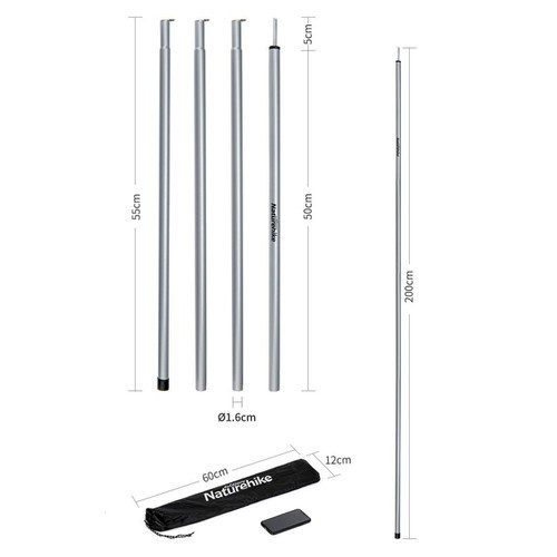 Naturehike Trụ lều cắm trại naturehike campoutvn phụ kiện dã ngoại cắm trại du lịch A219