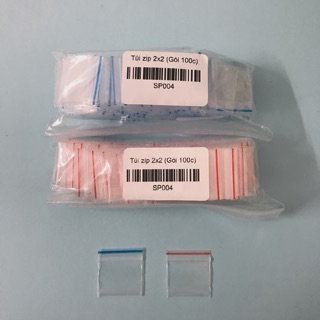 Túi zip đựng đá quý size 2x2cm