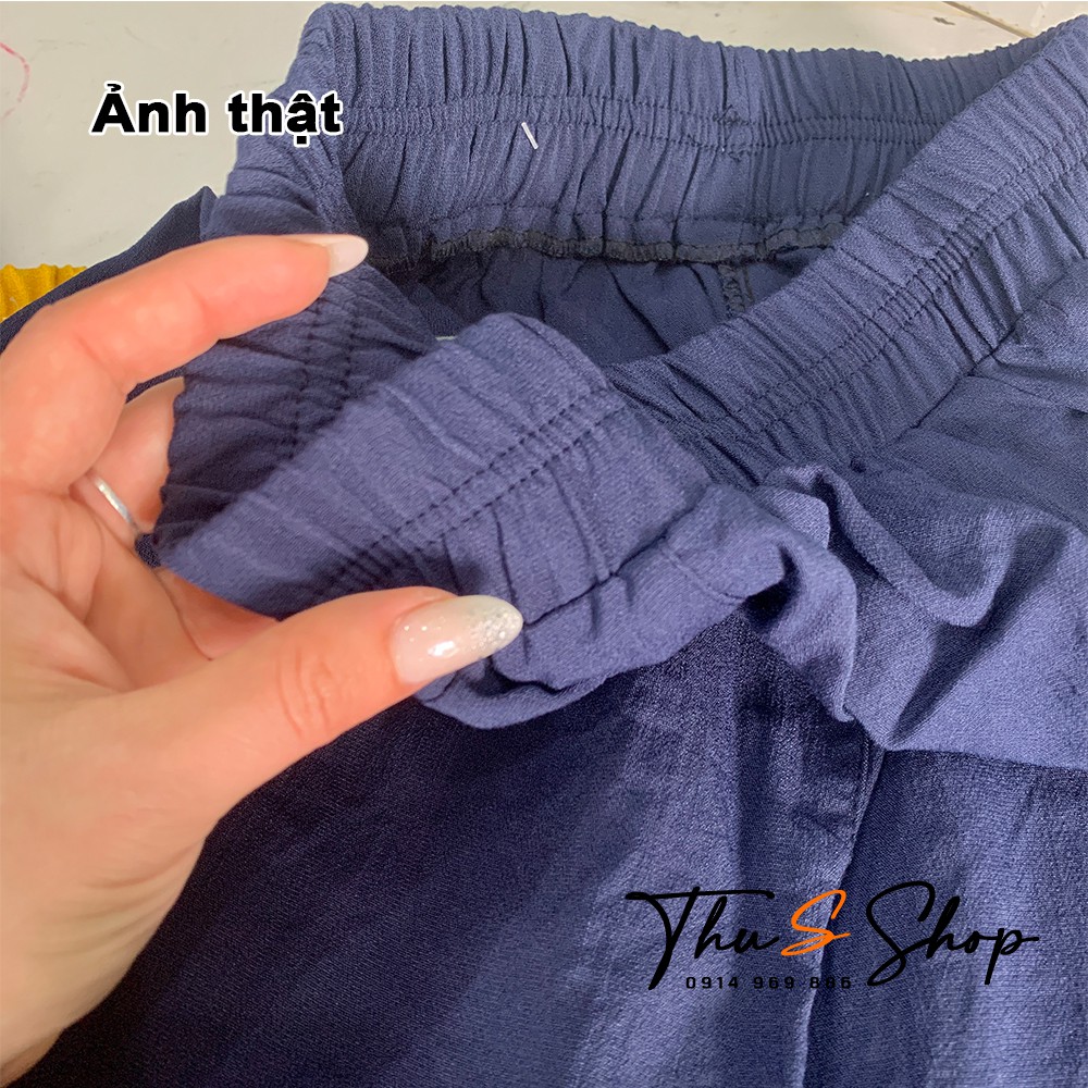 Quần Dài Nữ Ống Rộng Chất Đũi Thái Mát mặc nhà đi chơi du lịch siêu xinh Q2C01 | BigBuy360 - bigbuy360.vn