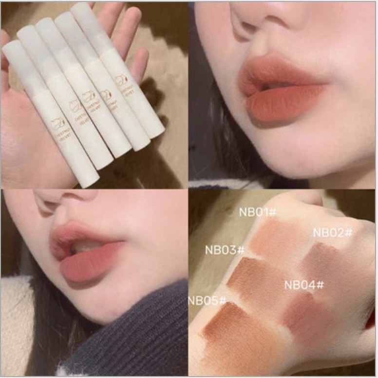 Son kem Matte Velvet Lip Glaze G17 tông màu đất hot trend - Sammi beauty