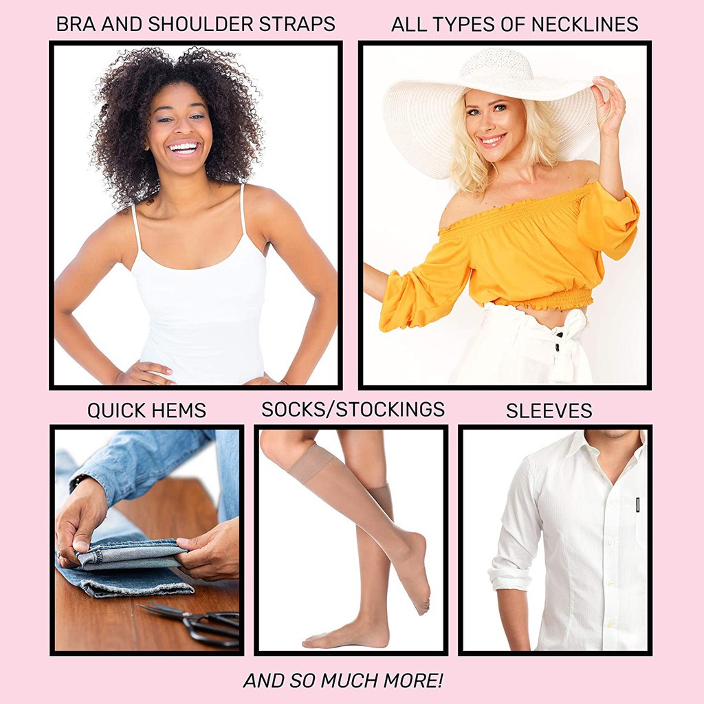 Băng Keo Hai Mặt Màu Trong Suốt Không Trượt Tạo Dáng Cơ Thể Và Quần Áo