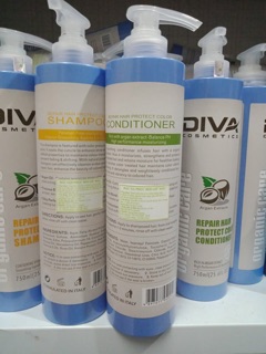 Bộ dầu gội xả DIVA 750ml x2