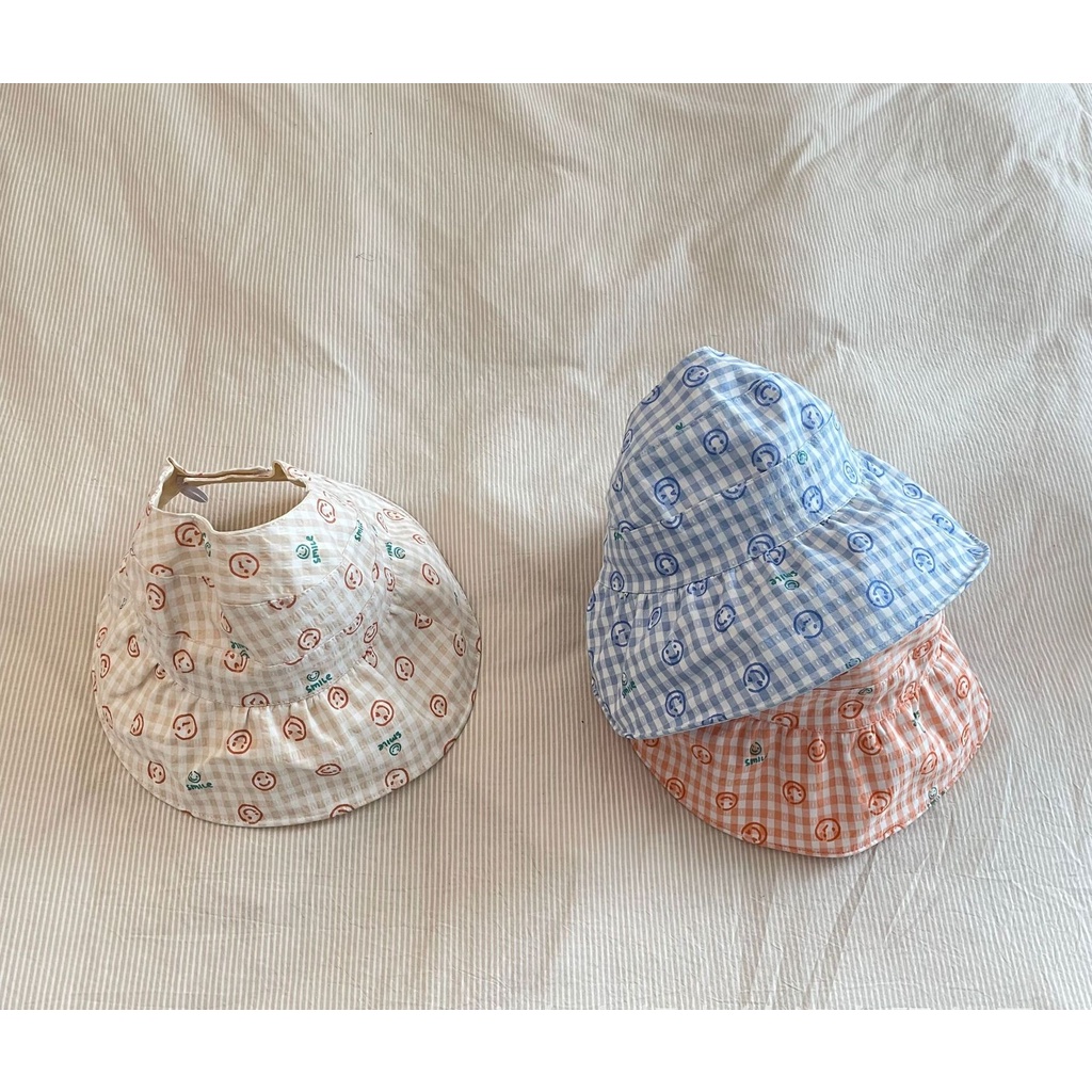 Mũ Vành Rộng Chống Tia UV Dễ Thương Cho Bé 0-8 Tuổi