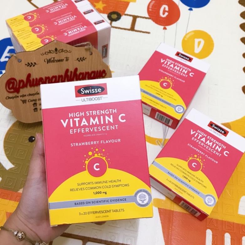 VIÊN SỦI VITAMIN C SWISSE 1000mg - ÚC - MẪU MỚI