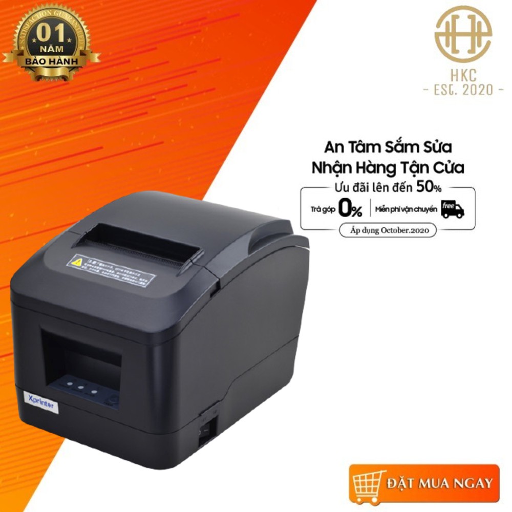 Máy in hóa đơn Xprinter T200U khổ giấy 80mm