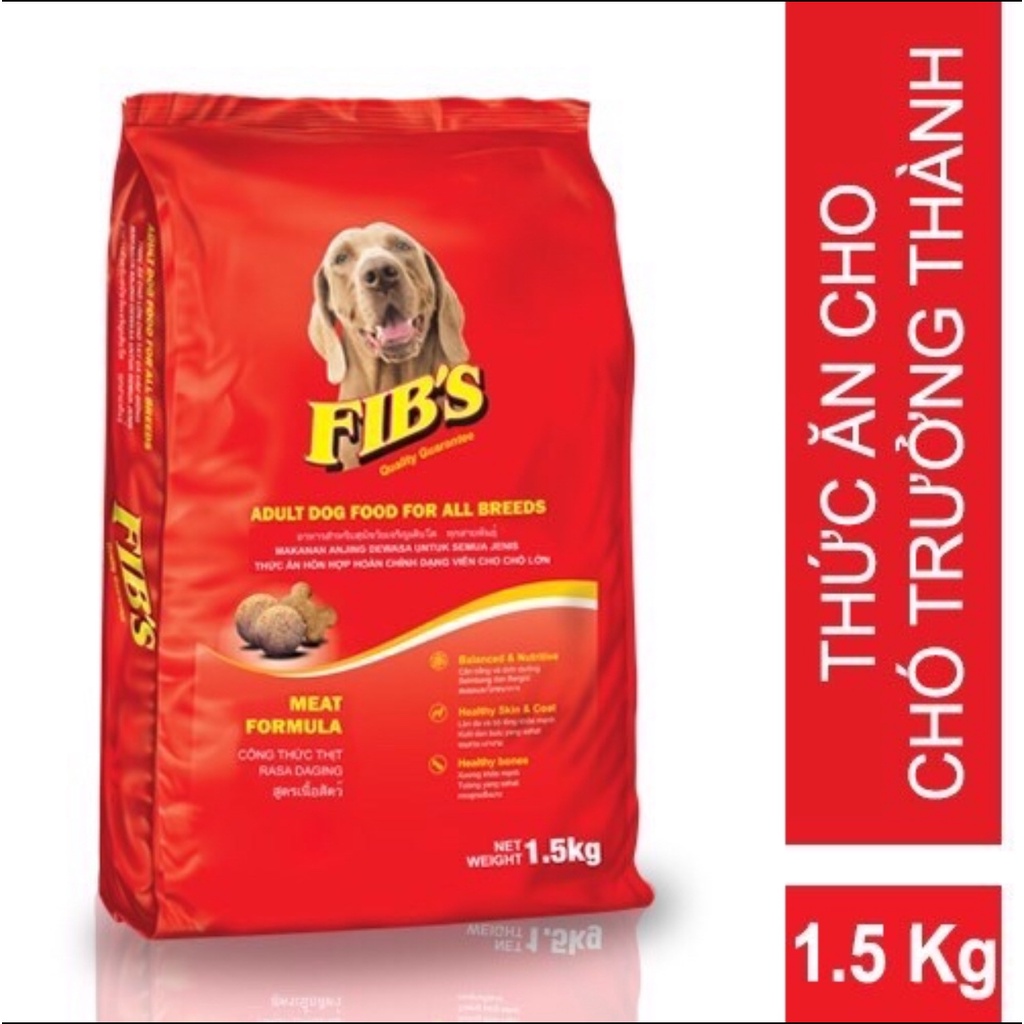 THỨC ĂN CHO CHÓ GIÁ RẺ FIB'S 1,5kg