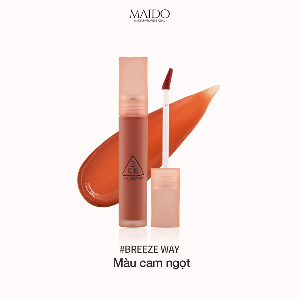 Son 3CE Blur Water Tint son kem lì chống dính cốc mền mịn lâu trôi S003 MAIDO cosmetics | BigBuy360 - bigbuy360.vn