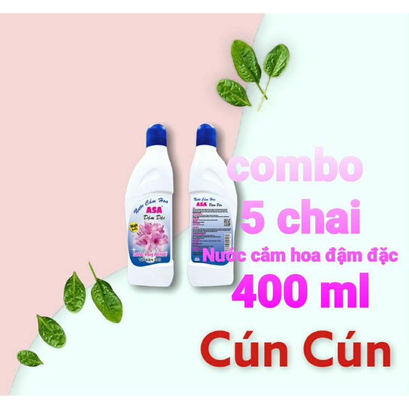 COMBO (5 chai)Nước Cắm Hoa đậm đặc ASA 400ml