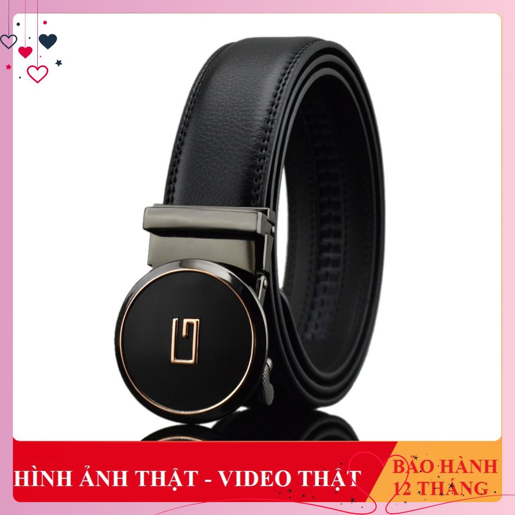 Thắt Lưng Nam Chính Hiệu Đẳng Cấp Tặng Hộp Cao Cấp | Dây Nịt Chữ G | TLG VUONGVUONGSHOP25