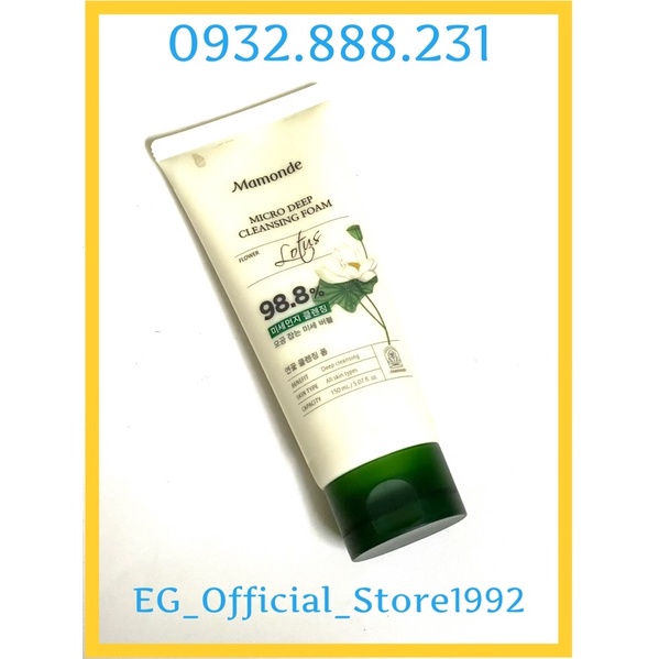 Sữa rửa mặt Mamonde