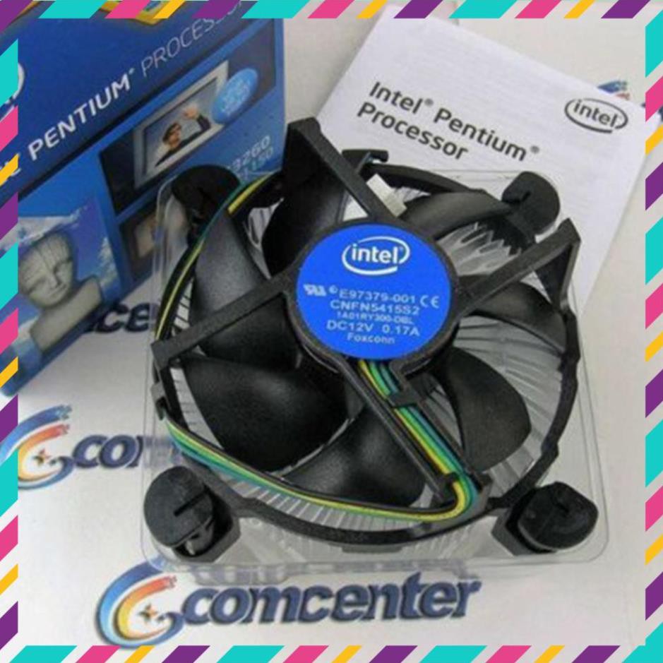 Quạt làm mát máy tính Intel E97379-001 cho Core i3 i5 i7 LGA 1155 1156 1150 CPU