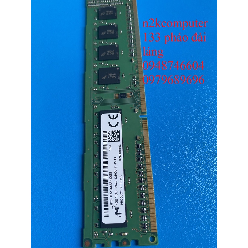 Ram Dr3 8Gb , 4Gb laptop , máy bàn PC hàng Chính Hãng bảo hành 1 đổi 1