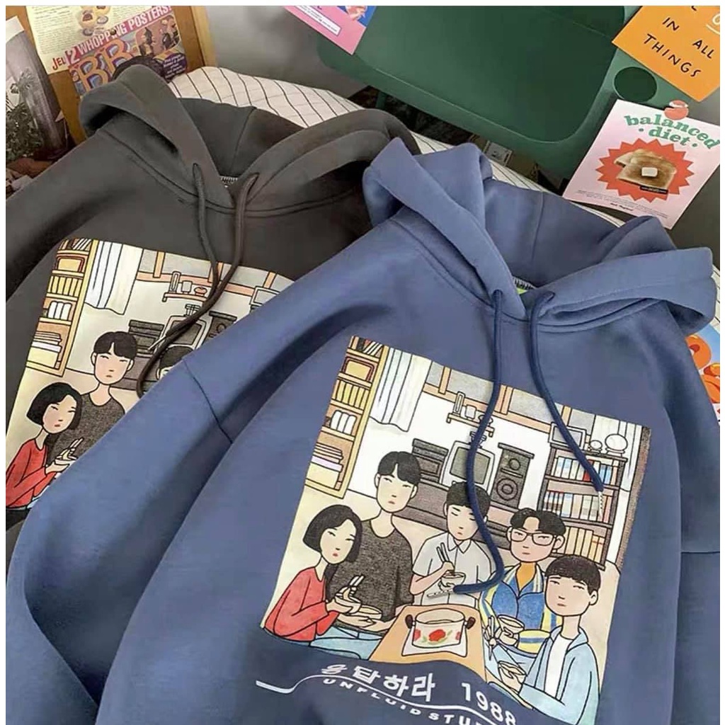 [SIÊU SALE] Áo Hoodie Nỉ Gia Đình Nhiều Màu in 5D Sắc Nét Form Rộng Tay Bồng samsam4896 | BigBuy360 - bigbuy360.vn