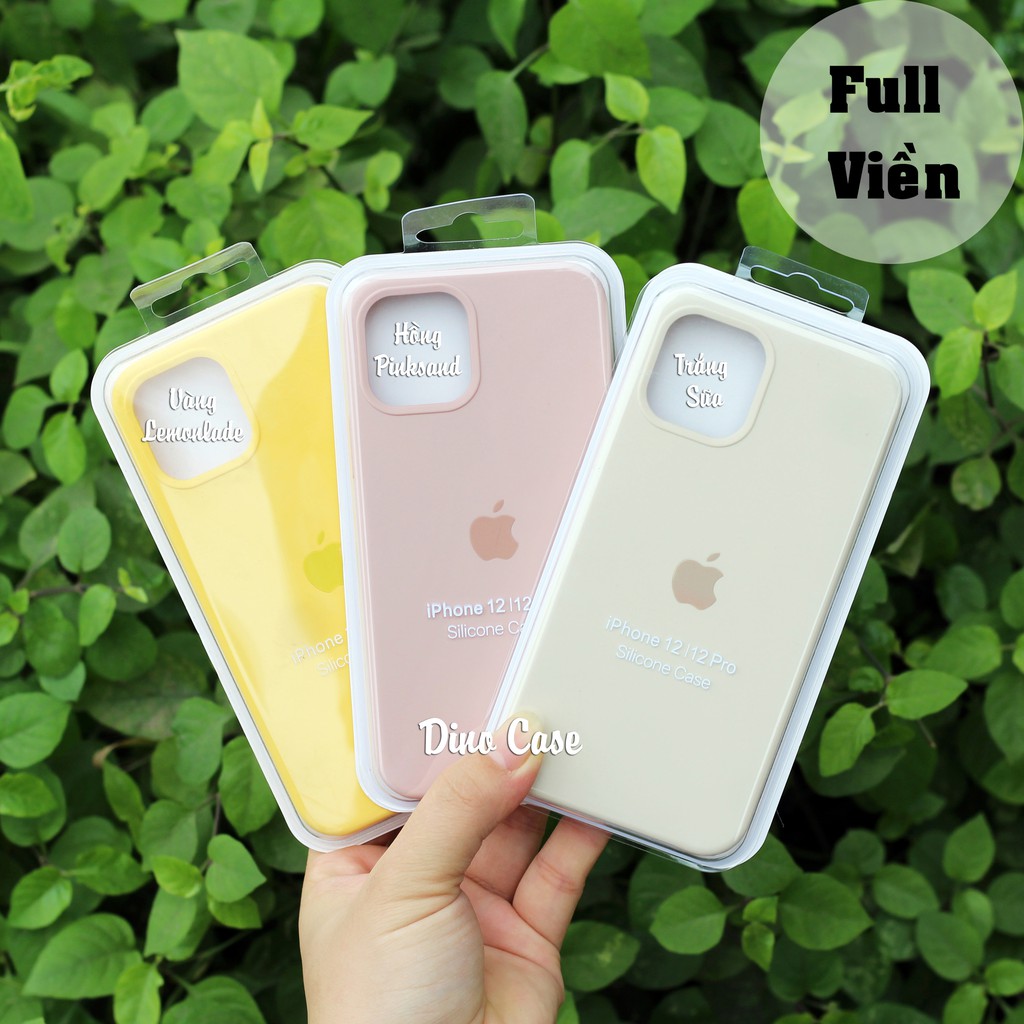 Ốp lưng iphone FULL VIỀN Chống bẩn 20 màu silicon case cho 12 / 12Pro / 12 Promax - Dino Case | WebRaoVat - webraovat.net.vn