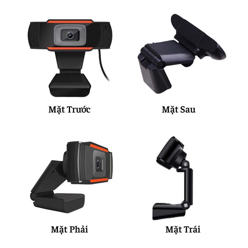 Webcam Máy Tính PC - Laptop Độ Phân Giải Cao⚡1080P-FUL HD⚡Tích Hợp Micro Full Box Hình Ảnh Sắc Nét, Thích Hợp Học Online