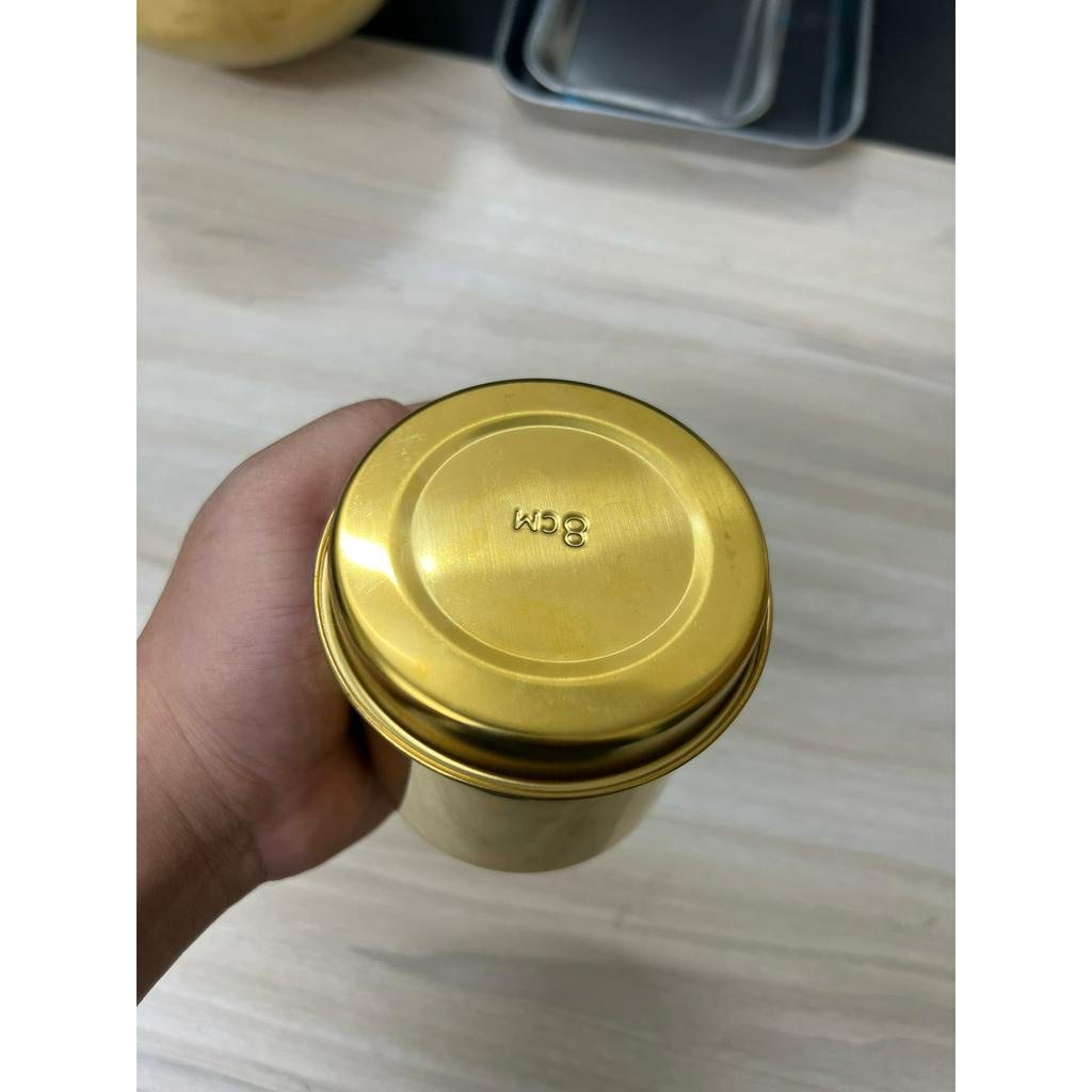 Khay inox hạt đậu, hũ inox cho spa, phun săm, y tế | Khay hũ mạ vàng Mạ bạc Chất Liệu inox 304.
