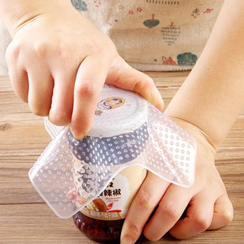 Màng Bọc Thực Phẩm Bằng Silicon Trong Suốt Tái Sử Dụng Được Tiện Dụng Cho Nhà Bếp