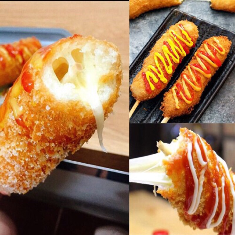 Hotdog xúc xích phomai  Mir ( 8 cây lớn )