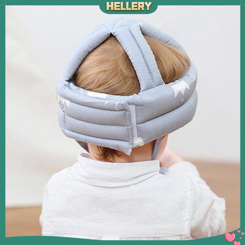 Mũ Trùm Đầu 40-53cm Chất Liệu Cotton Bảo Vệ An Toàn Cho Bé Tập Đi
