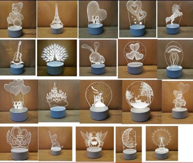 Đèn ngủ 3d - Đèn trang trí phòng