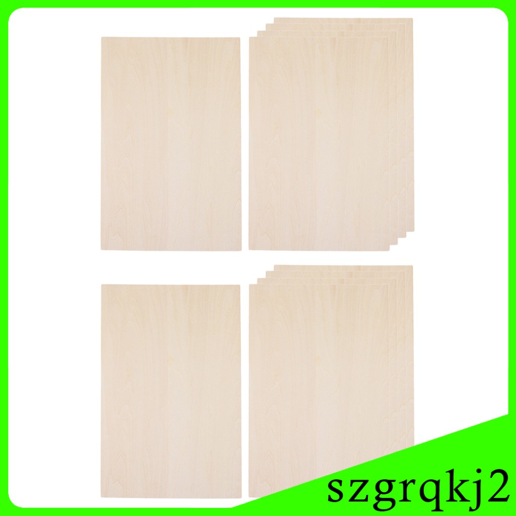 Bộ 20 Tấm Gỗ Balsa 50x200x1.5mm Chuyên Dụng Làm Đồ Gỗ DIY