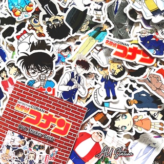 Sticker CONAN - thám tử lừng danh conan - sticker nhựa PVC không thấm nước, dán nón b hiểm, laptop, điện thoại, Vali, xe