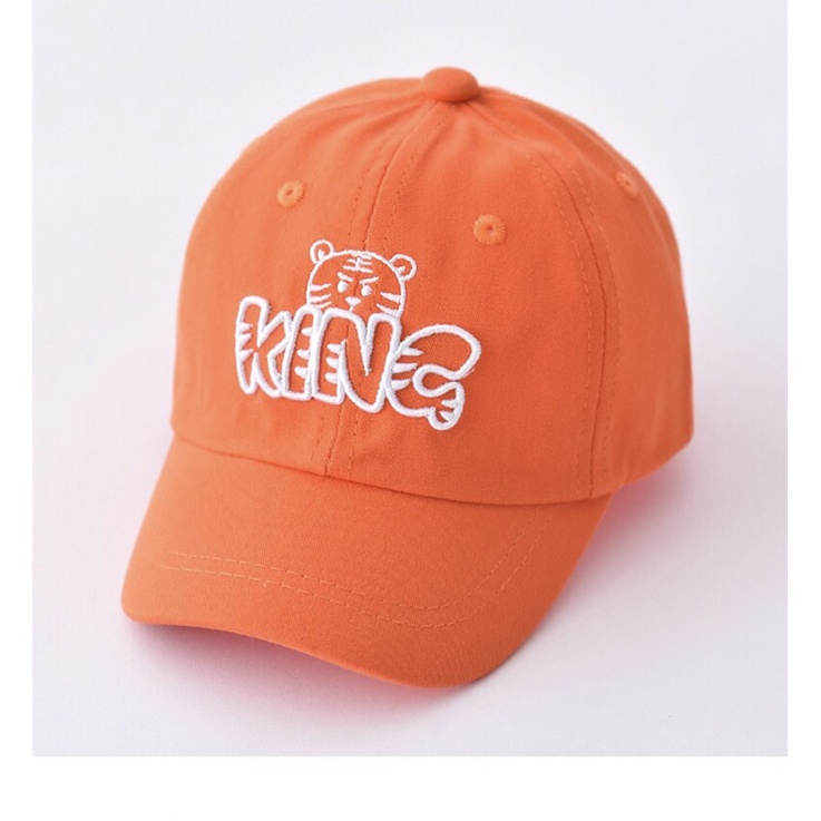 Mũ nón lưỡi trai thêu chữ KING cho bé 2-6 tuổi