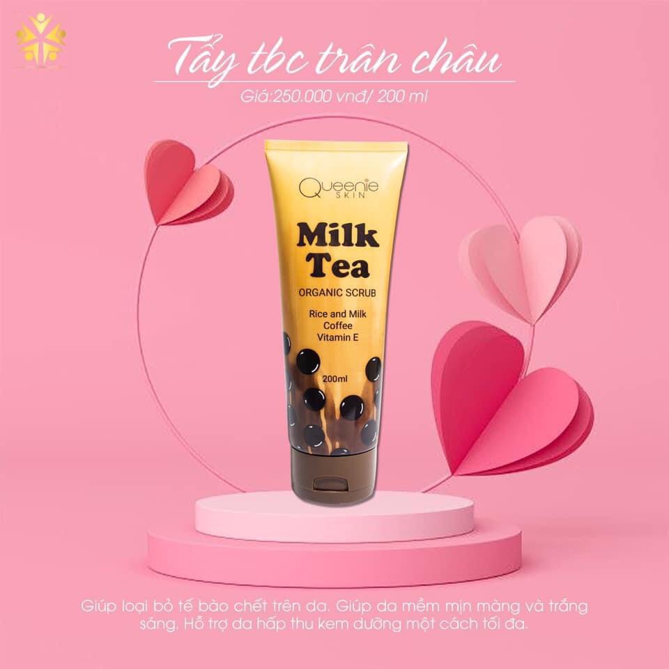 Tẩy Tế Bào Chết Milk Tea Queenie Skin