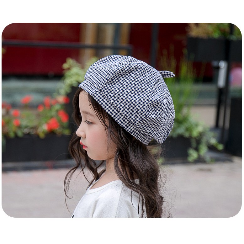 Mũ nồi caro dễ thương BG