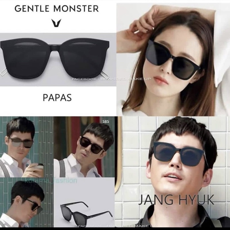 Kính mát thời trang nam nữ GM PAPAS mắt đen hàng cao cấp,chống UV400 kiểu dáng hàn quốc,trẻ trung.Bảo hành 3 tháng
