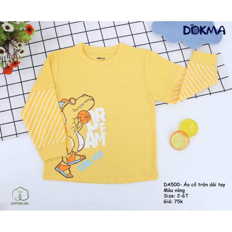 Áo dài mỏng Dokma bé trai, bé gái