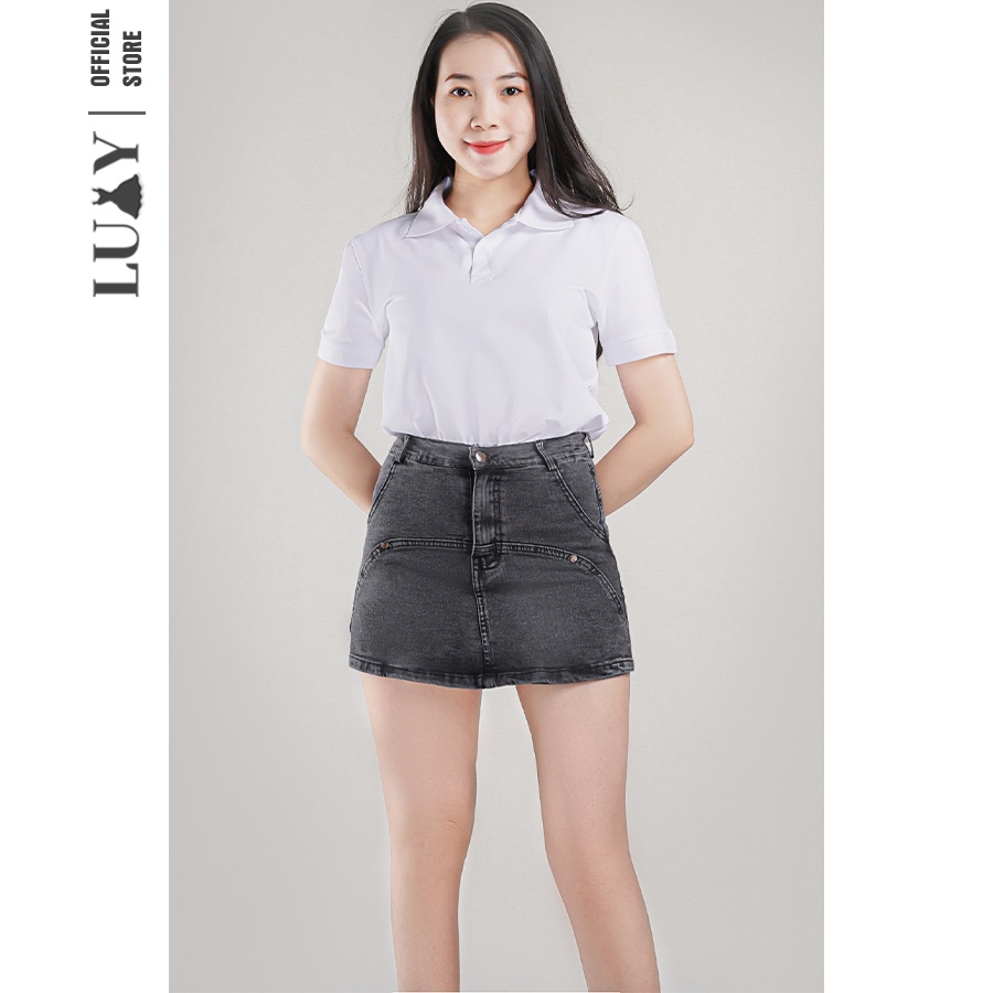 Quần jean giả váy LUXY V18 chất đẹp co giãn 4 chiều đủ size từ 40kg-75kg