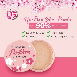 Phấn Phủ Silkygirl No-Pore Blur Powder