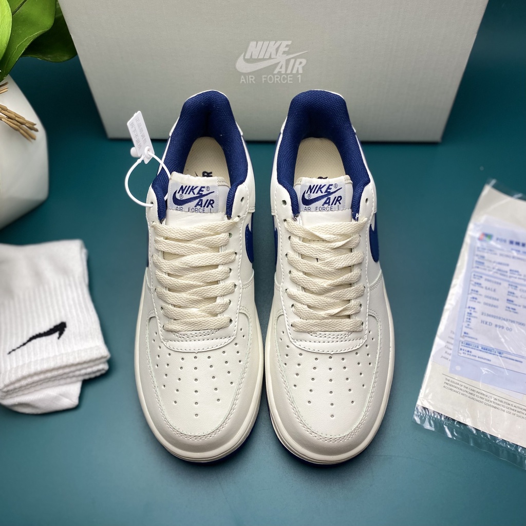 Giày nikeAF1 vệt xanh ⚡⚡đế cao, form chuẩn, da dày dặn, hàng tuyển chọn