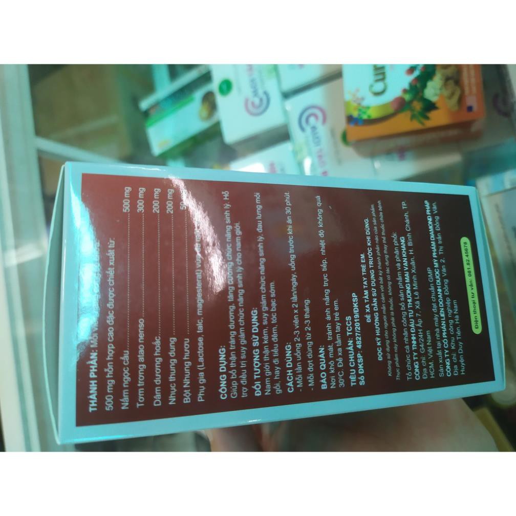 Bổ Thận Vạn Khang bổ thận tráng dương, sinh tinh, tăng cường sinh lý nam giới, giảm đau lưng mỏi gối, giảm tiểu đêm