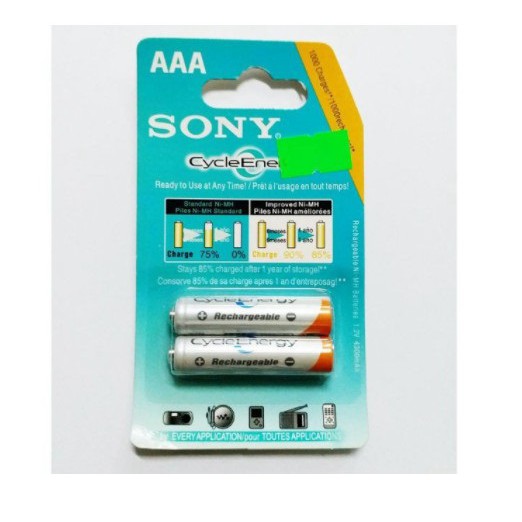 Vỉ 2 Viên Pin Sạc Sony AAA 1.2V 4300mah